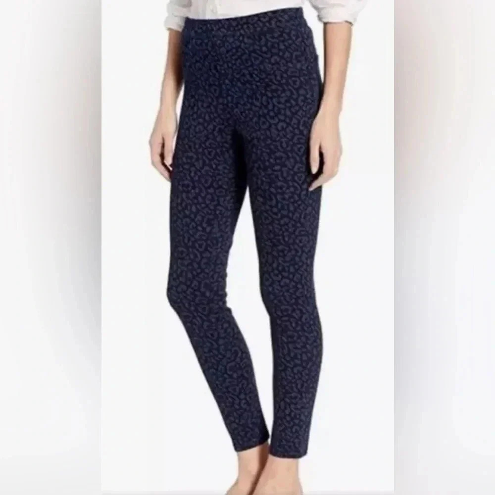 SPANX Cheetah/Leopard Print Tummy Control Shape Wear Legging/Pants Size Large